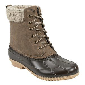 New Taupe Duck Boot Waterproof Outsole7-13M 8-12W